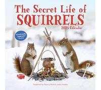 The Secret Life of Squirrels Wall Calendar 2025