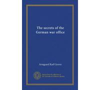The secrets of the German war office