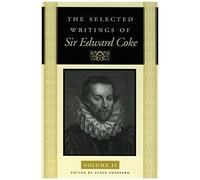 The Selected Writings Of Sir Edward Coke Vol 2 Pb