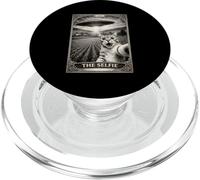 The Selfie Cat Tarot Card UFO Alien Sci FI Parodie Invasion PopSockets PopGrip pour MagSafe