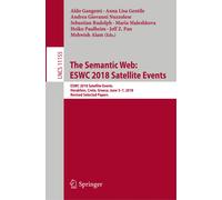 The Semantic Web: Eswc 2018 Satellite Events