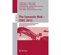 The Semantic Web - Iswc 2013