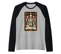 The Senpai Anime Manga Carte de Tarot Japonais Squelette Witchy Manche Raglan