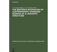 The Sentence Intonation Of Contemporary Standard Russian As A Linguistic Structure