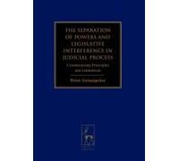 The Separation Of Powers And Legislative Interference In Judicial Process: Constitutional Principles And Limitations