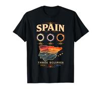 The Sequence Total Solar Eclipse 2026 Espagne Trois éclipses T-Shirt