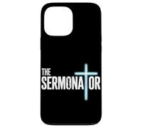 The Sermonator Christian Preacher Faith Humour Church Coque pour iPhone 13 Pro Max
