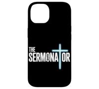The Sermonator Christian Preacher Faith Humour Church Coque pour iPhone 14