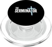 The Sermonator Christian Preacher Faith Humour Church PopSockets PopGrip pour MagSafe