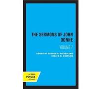 The Sermons of John Donne Volume VII by John Donne Hardcover Book John Donne (Auteur)