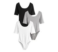 The Set Body gris chiné / noir / blanc, Taille XL