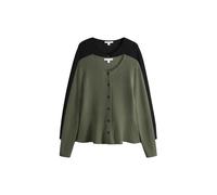 The Set Cardigan olive / noir, Taille 4XL-5XL
