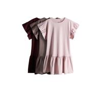 The Set Robe gris / rose clair / bordeaux, Taille 116