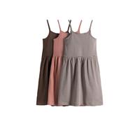 The Set Robe marron / gris / rosé / blanc, Taille 110