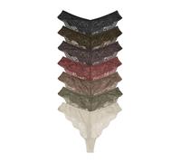 The Set String beige clair / marron / kaki / olive / mûre / bourgogne / noir, Taille XS