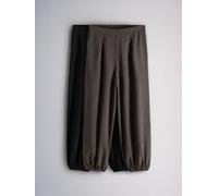 The Set The Set 2 Pack Balloon Trouser Black/Chocolate Brown