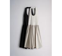 The Set The Set 2 Pack Halter Neck Jersey Maxi Dresses Black/Neutral Black/Neutral XL (EU 48-50)