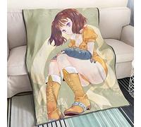 The Seven Deadly Sins-Diane Close-up Impression numérique 3D animée Couverture en micro polaire ultra-douce en flanelle entretien facile