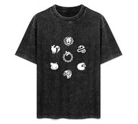 The Seven Deadly Sins Logo Men's T-Shirt Unisex Black Men Tees S