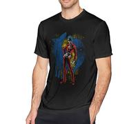 The Seven Deadly Sins Men's Tee Casual Short Sleeve T-Shirt Black Manches Courtes(Medium)