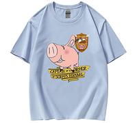 The Seven Deadly Sins T-Shirt Anime Hawk 3D Imprimé Cosplay Manches Courtes T-Shirt Summer Loose Tee Tops