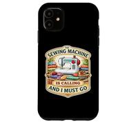 The Sewing Machine is Calling and I Must Go Quilting Quilter Quilter Coque pour iPhone 11