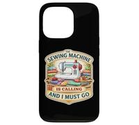 The Sewing Machine is Calling and I Must Go Quilting Quilter Quilter Coque pour iPhone 13 Pro