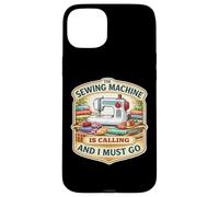 The Sewing Machine is Calling and I Must Go Quilting Quilter Quilter Coque pour iPhone 15 Plus