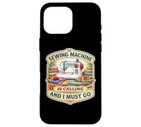 The Sewing Machine is Calling and I Must Go Quilting Quilter Quilter Coque pour iPhone 16 Pro Max
