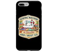 The Sewing Machine is Calling and I Must Go Quilting Quilter Quilter Coque pour iPhone 7 Plus/8 Plus