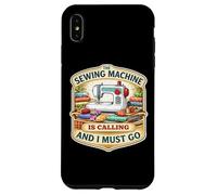 The Sewing Machine is Calling and I Must Go Quilting Quilter Quilter Coque pour iPhone XS Max