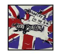 Rock Off officially licensed products The Sex Pistols Patch Anarchy In The Uk Band Logo Nouveau Officiel Sew On Size Accessory Size