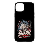 The Shark Smells Like Dead Money Funny Poker Player Coque pour iPhone 15 Plus