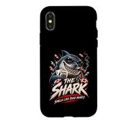 The Shark Smells Like Dead Money Funny Poker Player Coque pour iPhone X/XS