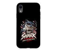 The Shark Smells Like Dead Money Funny Poker Player Coque pour iPhone XR