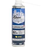 THE SHAVE FACTORY Clippercare - Spray 6-en-1 500ml - Spray d’Entretien pour Tondeuses - Rafraîchit, Nettoie & Lubrifie - Nettoyant & Lubrifiant pour Lames de Tondeuses & Trimmers