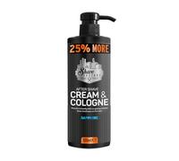 The Shave Factory Crème après-rasage et eau de Cologne 2 en 1 500 ml 25% plus - Pour les barbiers professionnels et les amateurs de rasage traditionnels (saphir)