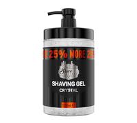 The Shave Factory - Gel à raser | Non irritant | Rasage précis du visage et du corps | Gel à raser pour homme | Hydrate la peau | 1250ml (Crystal)