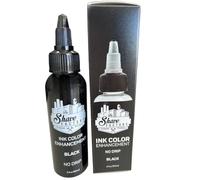 The Shave Factory Ink Color Enhancement No Drip - Couleur Noire pour Barbe & Contours - Spray Repulpant Délié Résistant à L'eau pour Airbrush 60g