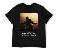 The Shawshank Redemption 1994 T-Shirt Tee v5 Poster Black White Beige BlackOne SizeBlack