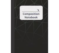 The Shells Press Composition Notebook: Black Cover