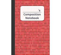 The Shells Press Composition Notebook: Red Cover