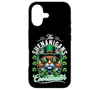 The Shenanigans Coordinator - Funny St. Patrick’s Cat Coque pour iPhone 17