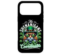 The Shenanigans Coordinator - Funny St. Patrick’s Cat Coque pour iPhone 17 Pro Max