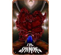 The Shining (1980) Plaque en métal pour décoration murale vintage rétro 20,3 x 30,5 cm
