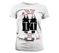 The Shining Officiellement sous Licence Come Play T-Shirt Femme (Blanc), Medium