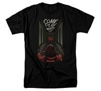 The Shining t-Shirt Come Play 80s Horror Adult Regular fit Graphic Tee WBM686 BlackMediumBlackM