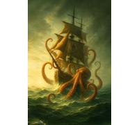 The Ship and The Octopus Journal: Leviathan Rising Diary for Adventurous Sea Lovers: A Notebook for Adventurers, Dreamers, and Those Who Brave the Depths