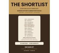 The Shortlist: Everyone Else Is Innocent | 12 Cold Case Files, 5,560 Suspects, One Name Left | A Large Print Fair-Play Murder Mystery Elimination Puzzle Book for Adults