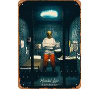 The Silence Of The Lambs Horror Night 20,3 x 30,5 cm - Plaque en métal vintage pour maison, bar, pub, garage